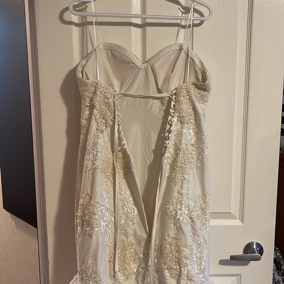 Beautiful Mermaid Lace and Tulle Wedding Dress - Picture 6 of 10